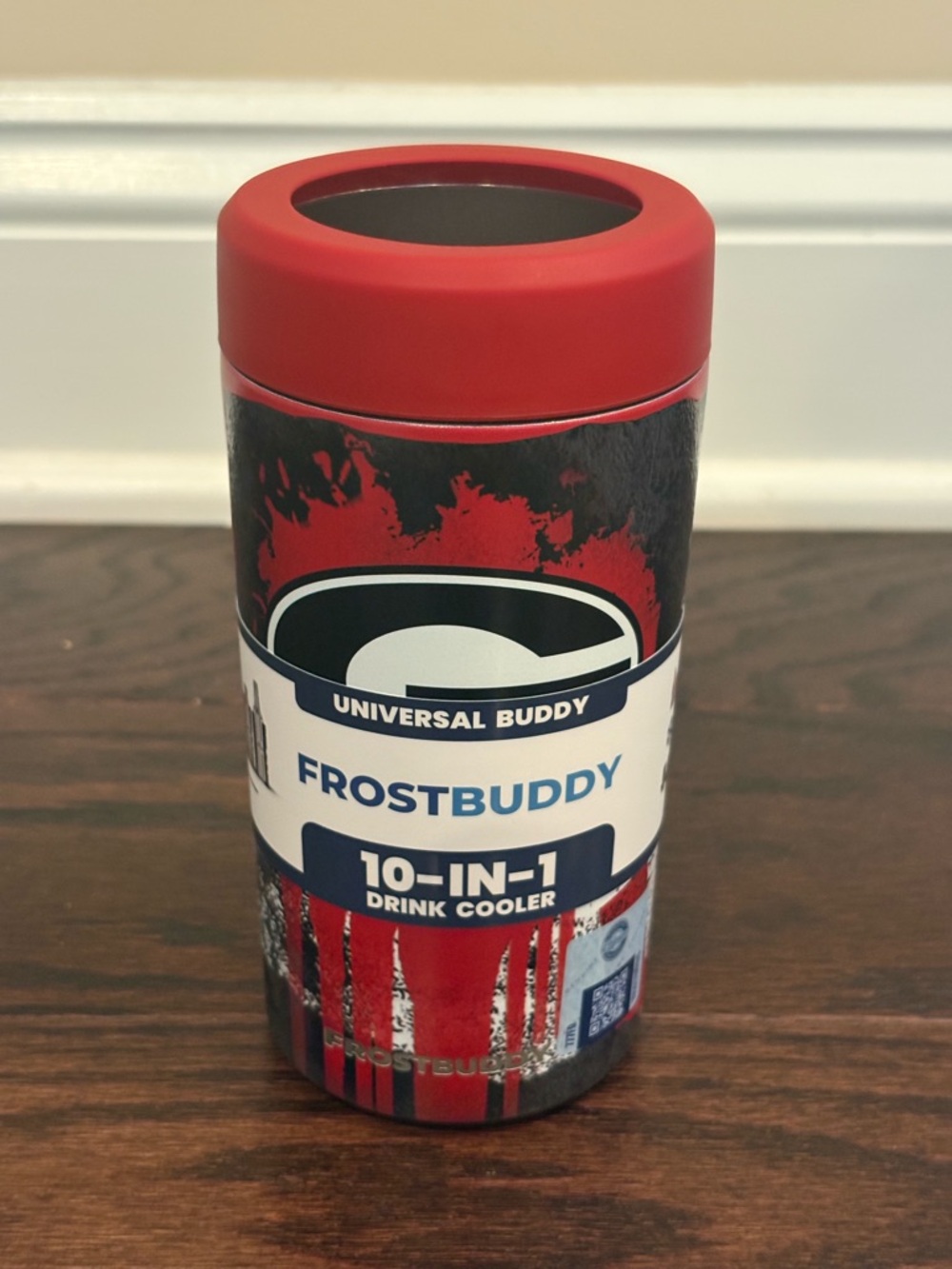 NEW Georgia Bulldogs Drip Frost Buddy Universal Can Cooler 10 In 1 Drink Cooler